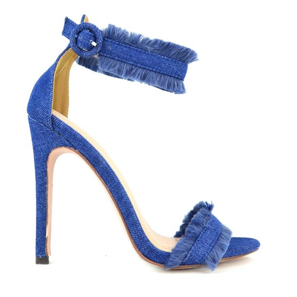 Chase + Chloe Shoes - Women's Stiletto Heel with Ankle Strap